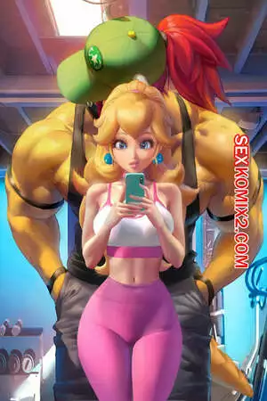 Марио. Тренировочный день Пич. Princess Peach Gym Days. Sakimichan.