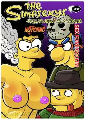 Симпсексы. Часть 10. Хэллоуин Мардж. Os Simpsexys. HQPorno