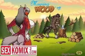 Утренний лес.