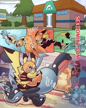Pokemon. Типичный тренировочный день Чики. cobatsart