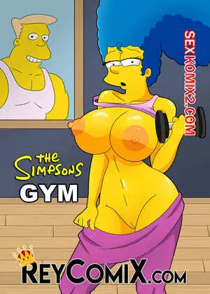 Симпсоны. Лос Симпсоны. Тренажерный зал. Los Simpsons. GYM. Exclusivo ReyComiX