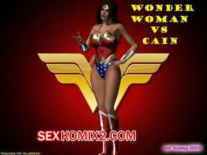 Чудо женщина против Каина. MrBunnyArt