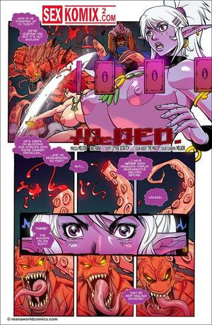 Mana World. Часть 12. В красном. Английский.