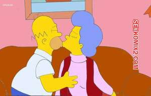 Homer Simpson and Mona Simpson