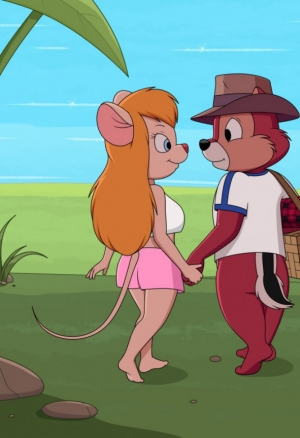 Чип и Гаечка на пикнике