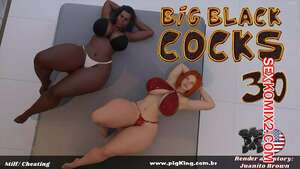 Большой черный член. Часть 30. Big Black Cocks. CrazyDad3D