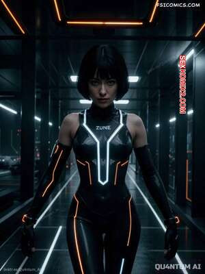 Olivia Wilde. Quorra Thron Legacy. QuantumAI