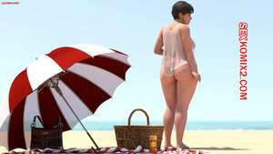 On The Beach With Mrs Butler. JayyBoww