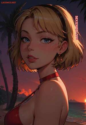 Rita Loud on the Beach. LowFireStudios