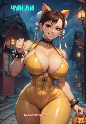 Street Fighter. Чун Ли. Chun Li. Halloween special. Velzevulito.