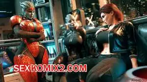 Mass Effect. Футашепард с Самарой и Моринт. Rigid3d